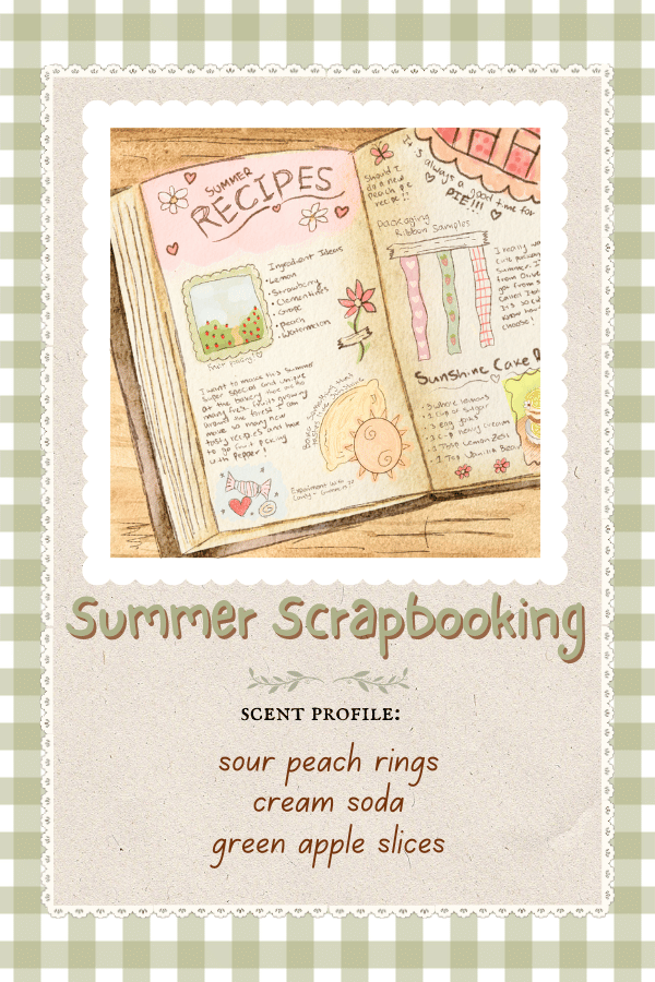 Summer Scrapbooking Wax Melt